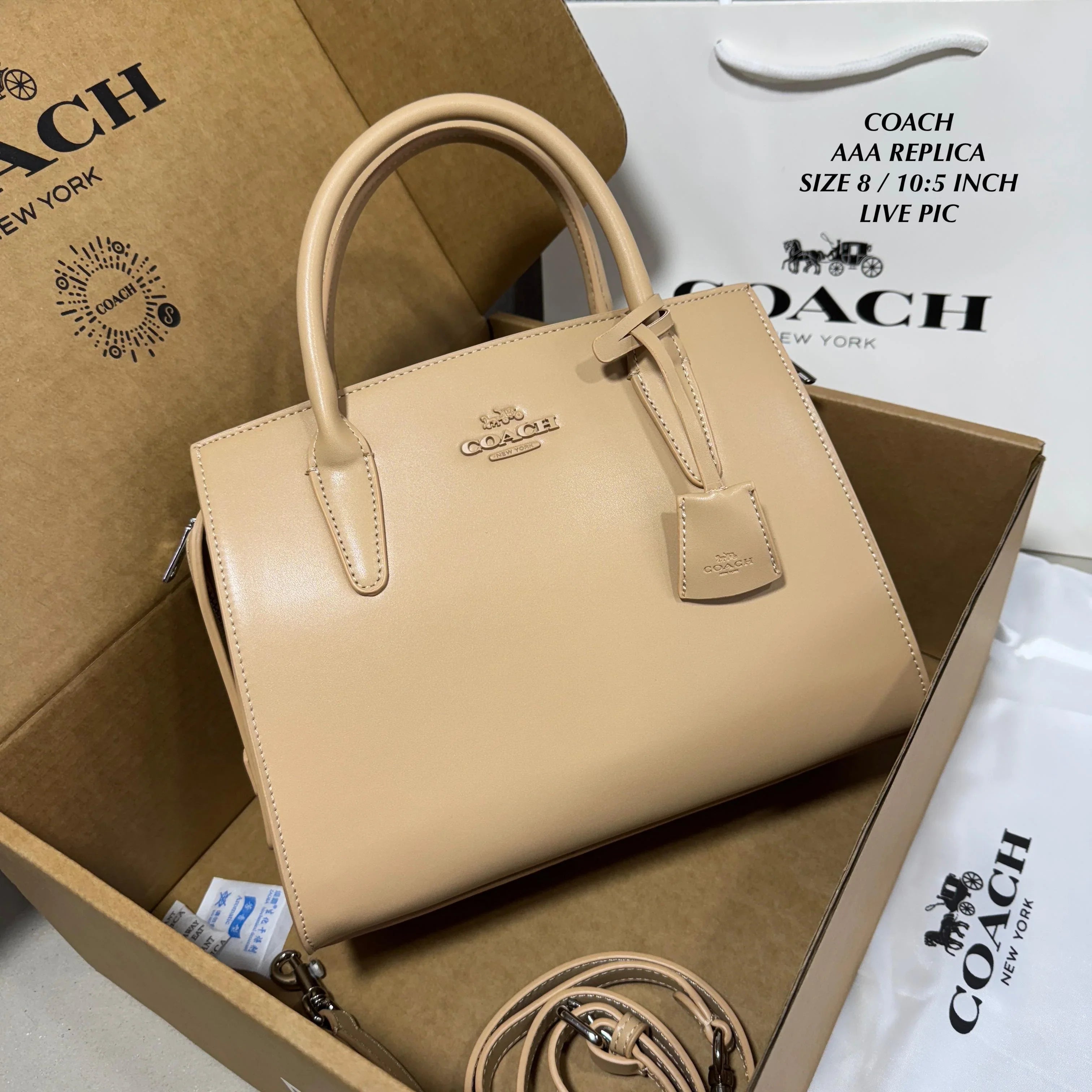 Coach Andrea Carryall Shoulder Bag