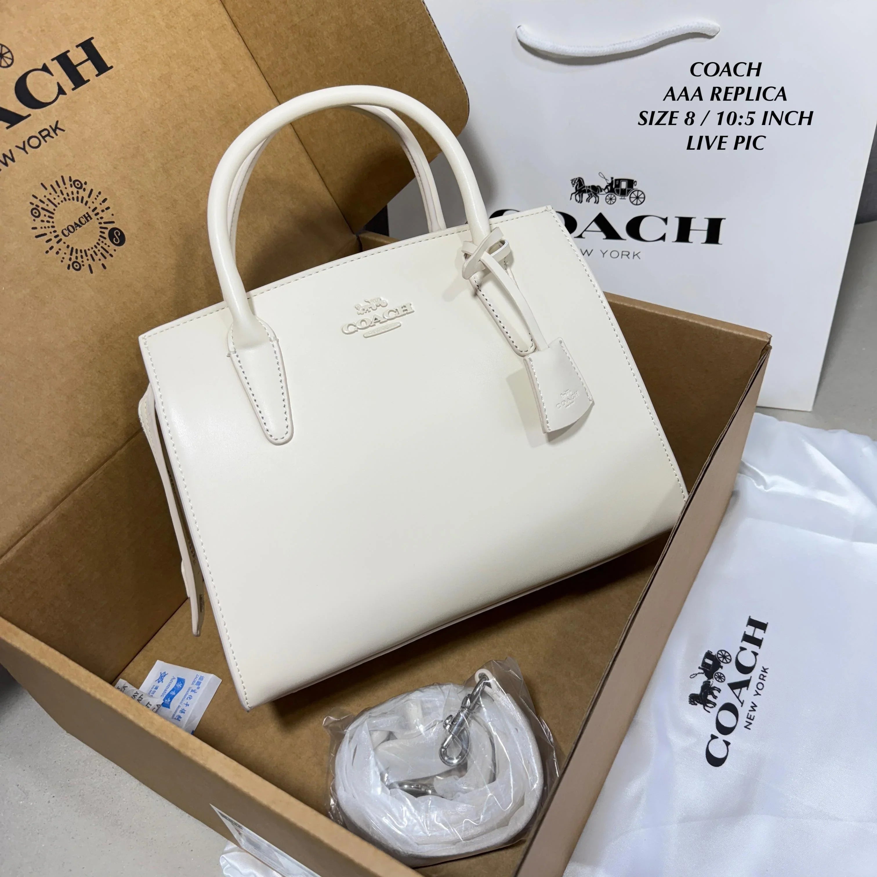 Coach Andrea Carryall Shoulder Bag