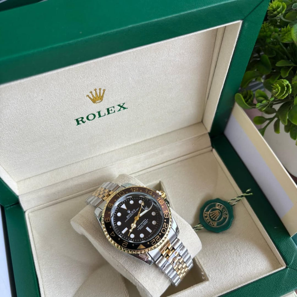 Rolex GMT Luxury Watch for Men | With OG Box | 1 Year Machine Warranty