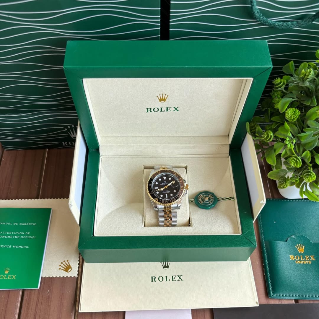 Rolex GMT Luxury Watch for Men | With OG Box | 1 Year Machine Warranty