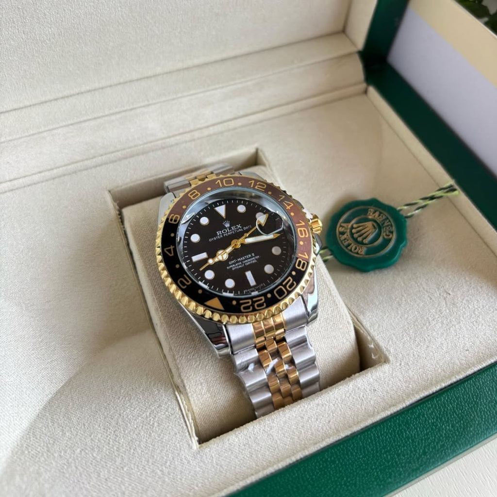 Rolex GMT Luxury Watch for Men | With OG Box | 1 Year Machine Warranty