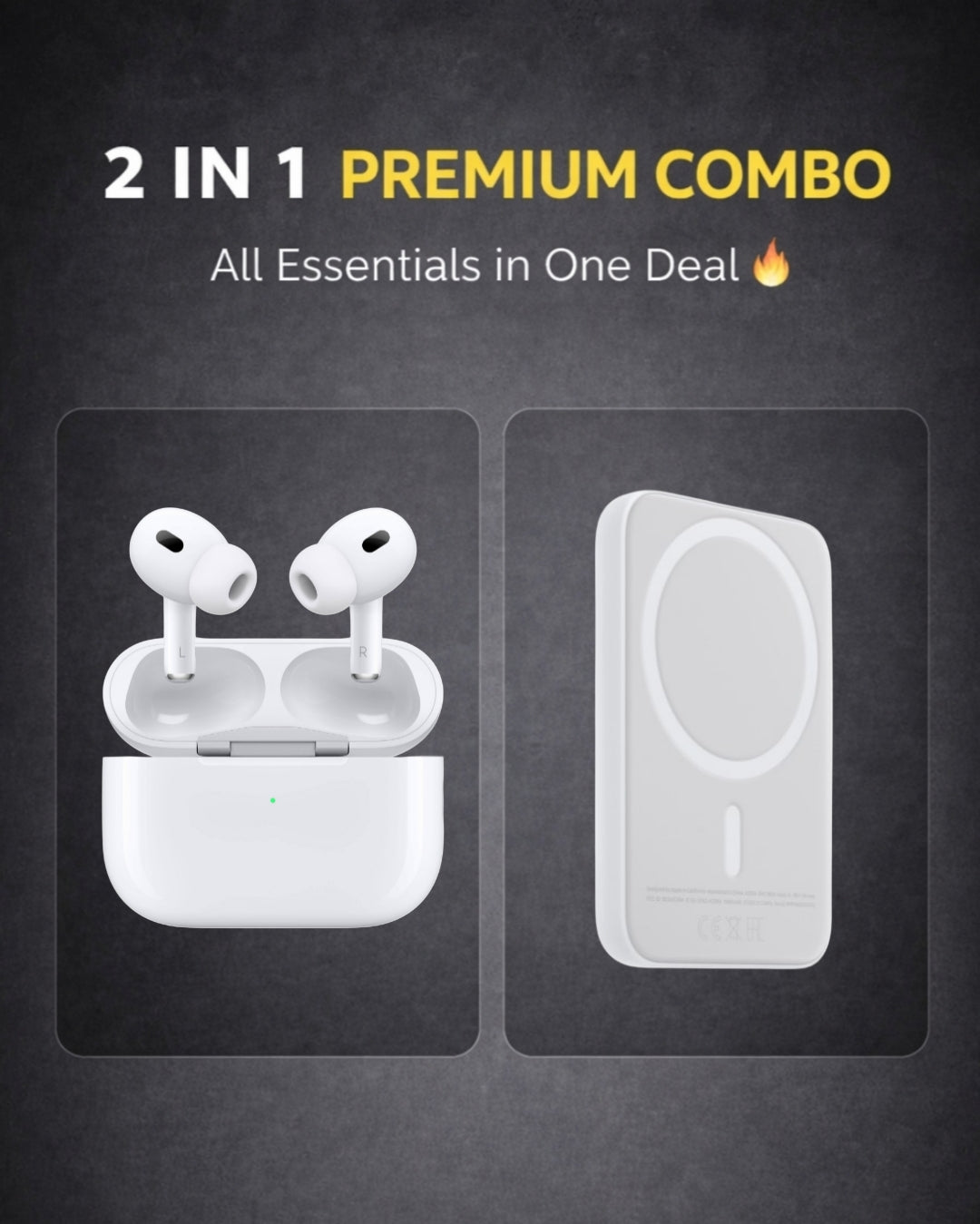 2-in-1 Combo | Airpods Pro 2 + 20W MagSafe Powerbank