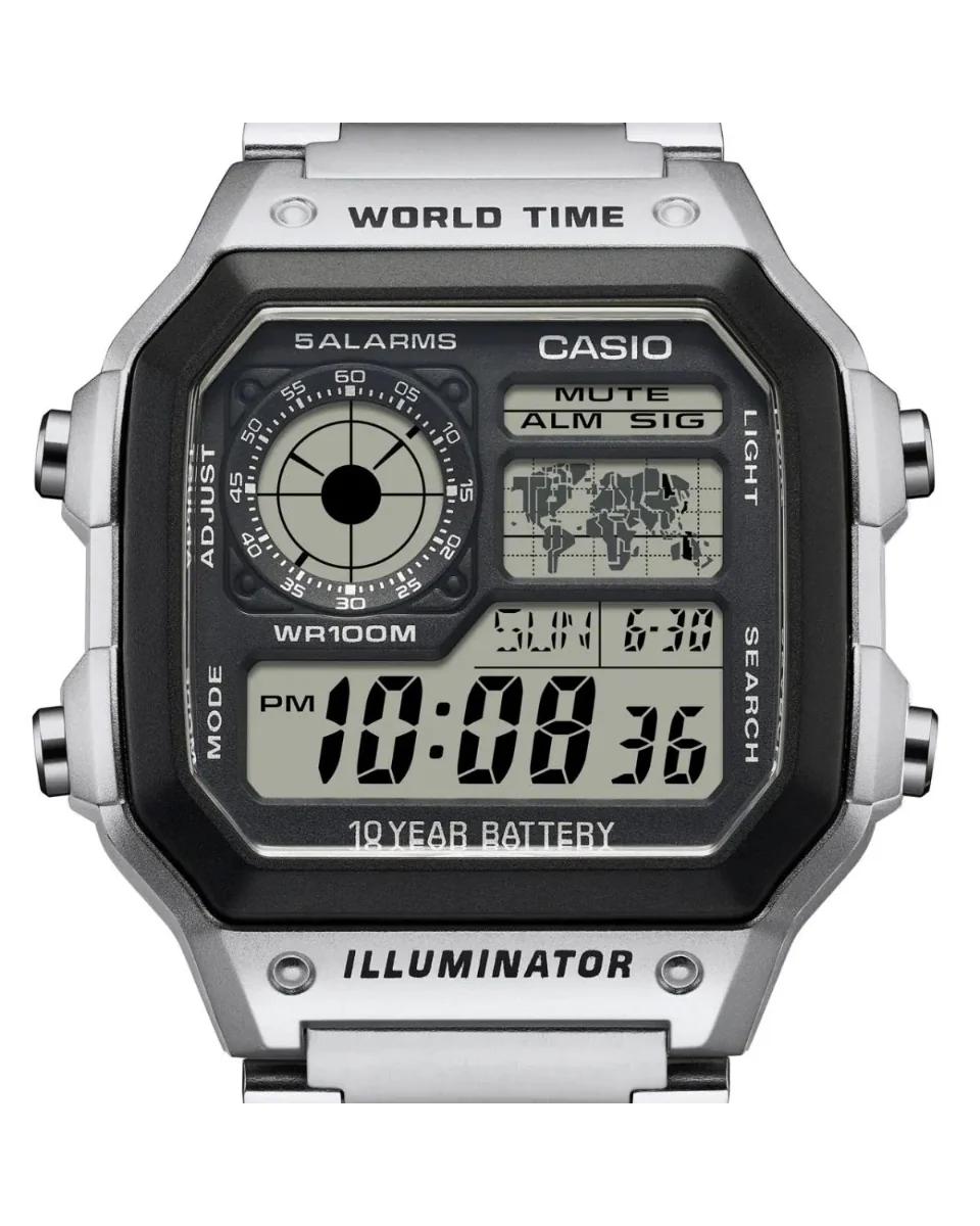 Casio AE1200 World Time Digital Watch