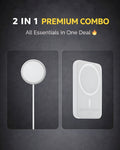 2-in-1 Combo | 25W MagSafe Charger (1M) + 20W MagSafe Powerbank