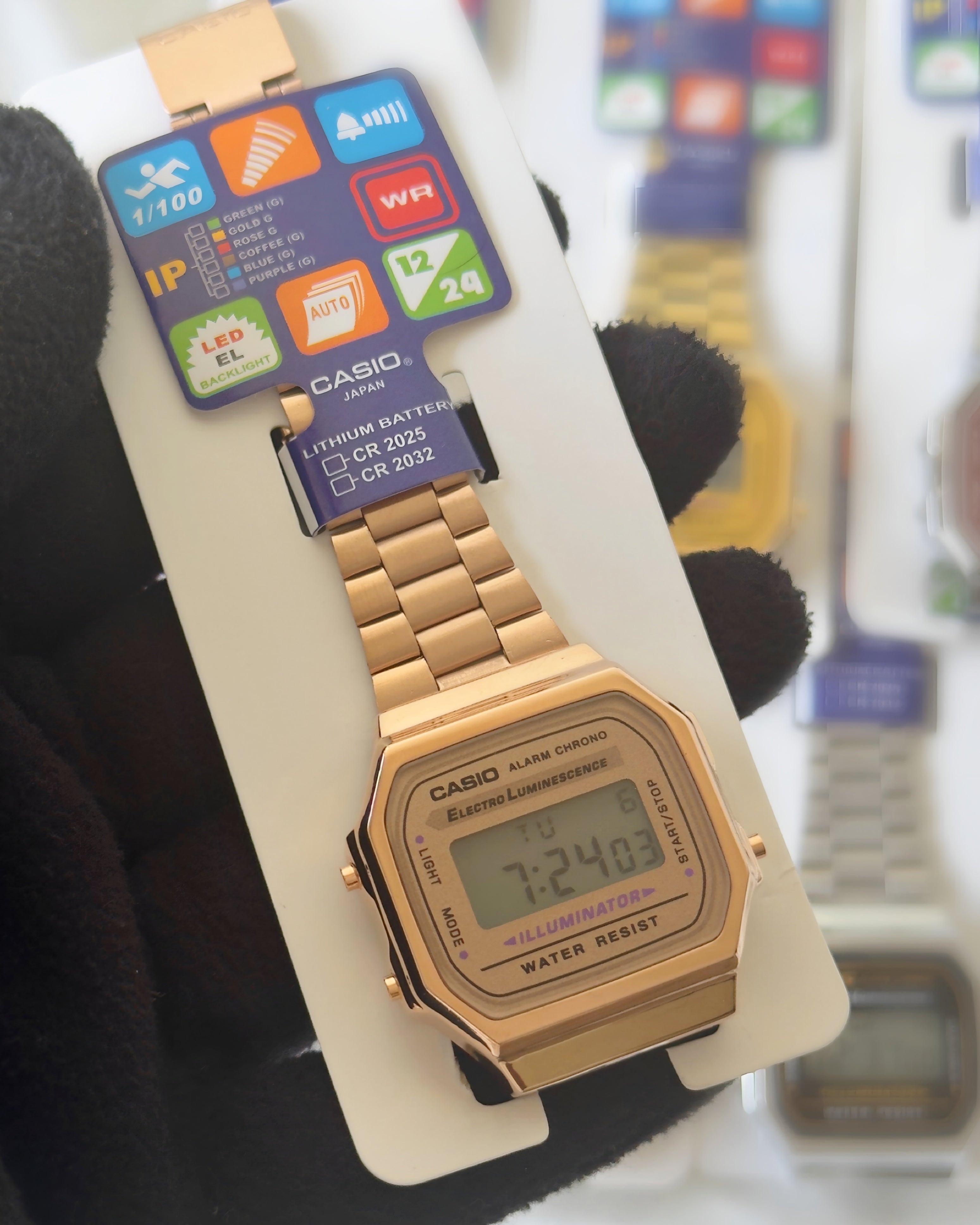 Casio - Vintage A168 Unisex (Digital Watch)