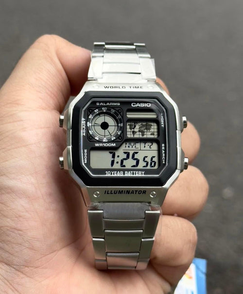 Combo - Buy Casio AE1200 & Get Casio A168 Free 🎁