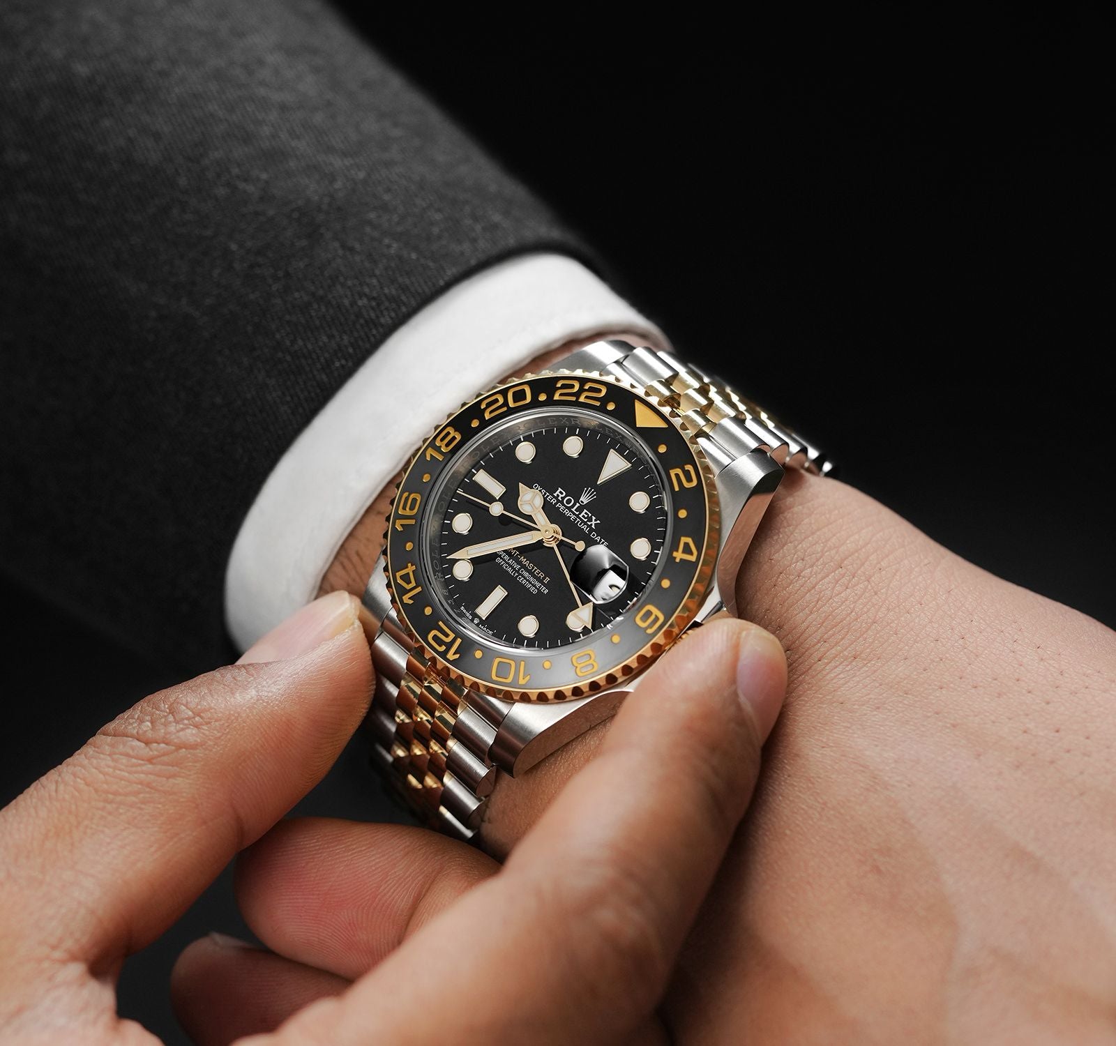 Rolex GMT Luxury Watch for Men | With OG Box | 1 Year Machine Warranty
